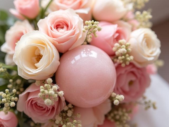 Kollektion Liebe: Ein romantischer Strauß mit Rosenquarz für Herzenswärme und Verbundenheit